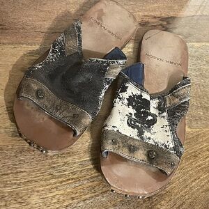 MARK NASON Sandals Size 9 Handmade In Italy Rare
